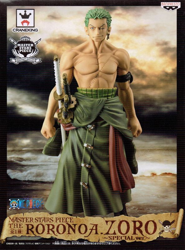 Zoro ของแท้ JP แมวทอง - Master Stars Piece Banpresto [โมเดลวันพีช]