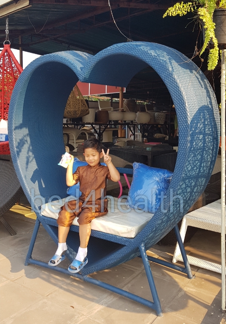 ซุ้มหัวใจ-หวายเทียม โครงอลูมิเนียมน้ำหนักเบา แต่แข็งแรงมาก