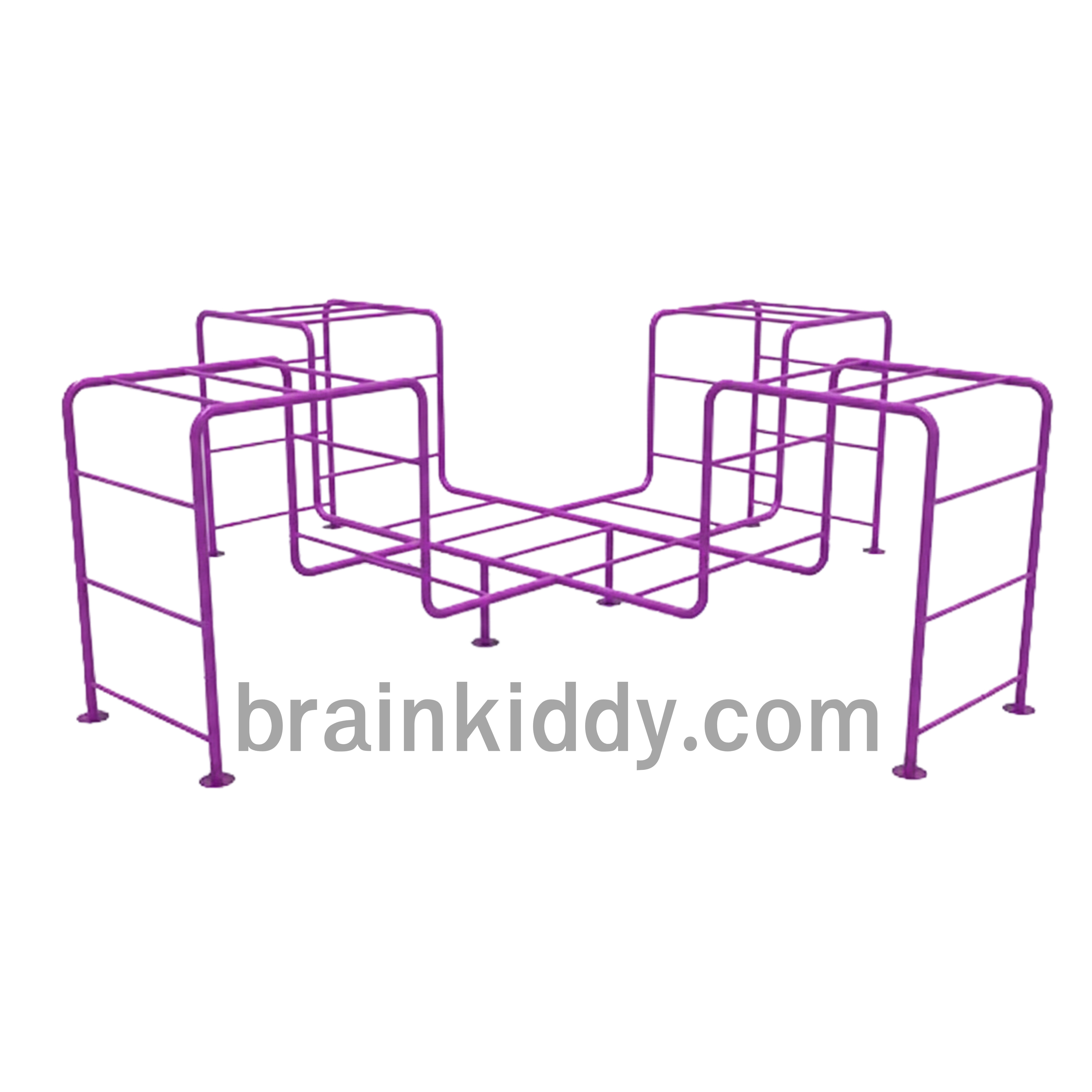 บาร์ปีนป่าย ตัว M เครื่อเล่นสนามเหล็ก เครื่องเล่นสนามกลางแจ้ง ของเล่น สั่งทำ 10-20 วัน ขนาด300x300x150 ซม.