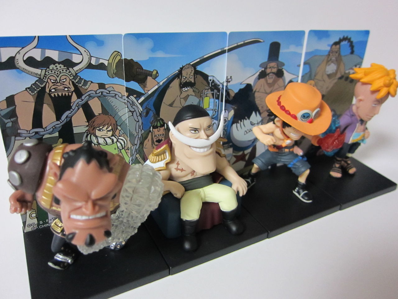 The Legend of Edward Newgate Set ของแท้ JP แมวทอง - WCF Ichiban Kuji Banpresto [โมเดลวันพีช] (4 ตัว)