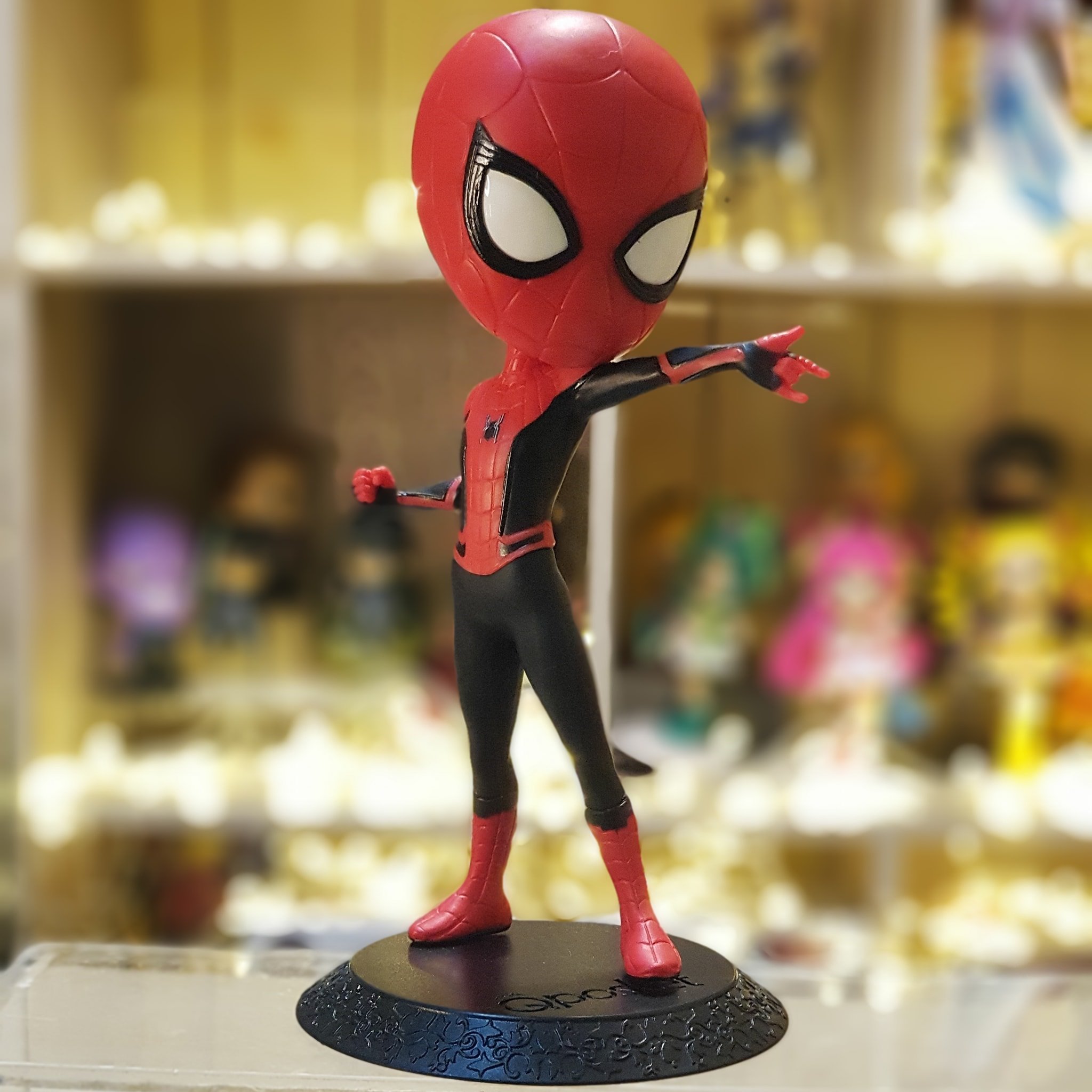 Spider Man ของแท้ JP - Q Posket Banpresto [โมเดล Marvel]