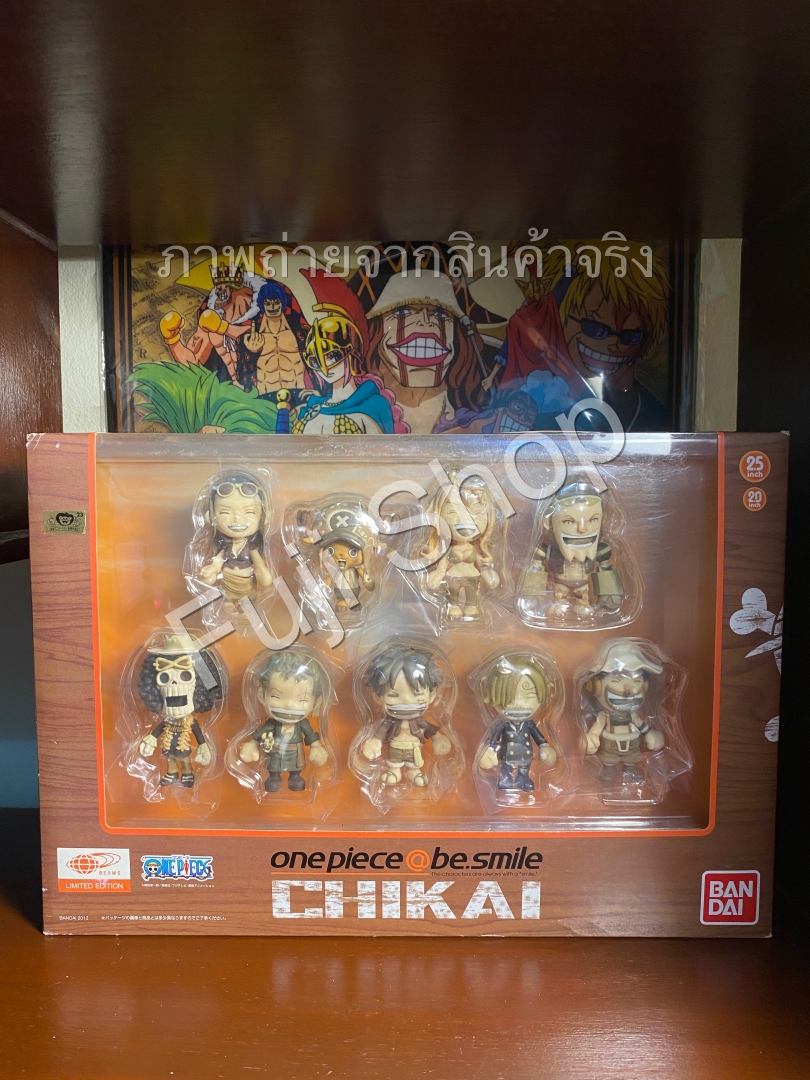 Straw Hat Pirates Chikai Set ของแท้ JP แมวทอง - Besmile Bandai [โมเดลวันพีช] (9 ตัว)