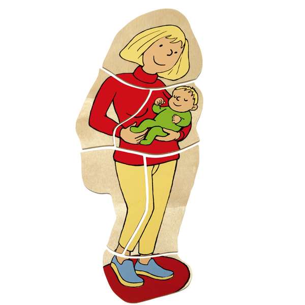 ชุดเกมบล็อกไม้ร่างกายแม่และเด็ก สื่อการสอนอนุบาล,ปฐมวัย,ของเล่นเสริมพัฒนาการ, ของเล่นเสริมทักษะ