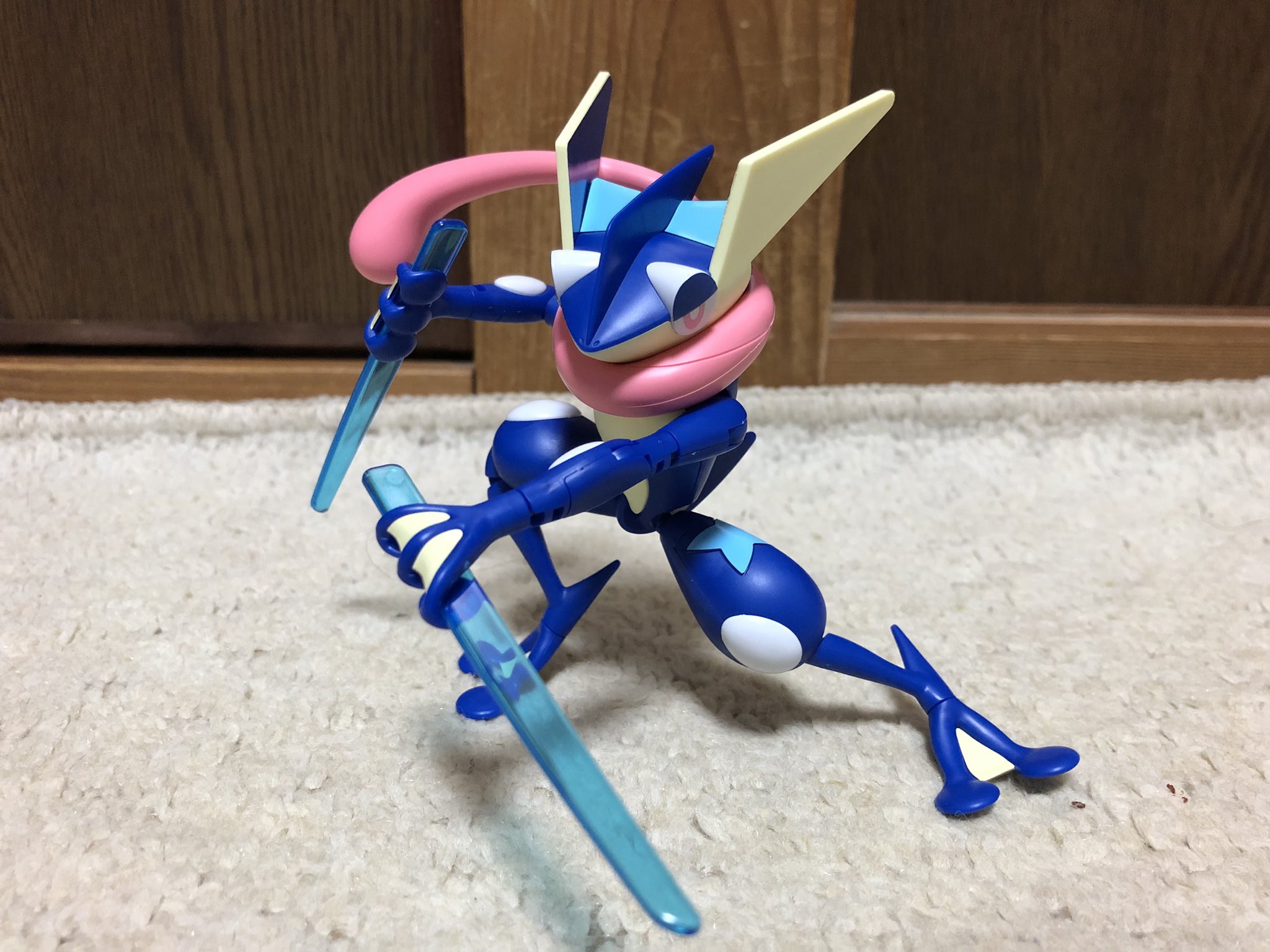 Greninja (แบบประกอบ) ของแท้ JP - Pokemon Plamo Bandai [โมเดลโปเกมอน]