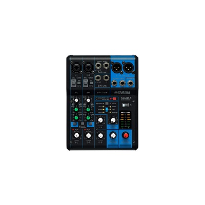 มิกเซอร์ YAMAHA MG06 6-Channel input 2 Mic 6 Line Inputs (2 mono + 2 stereo)