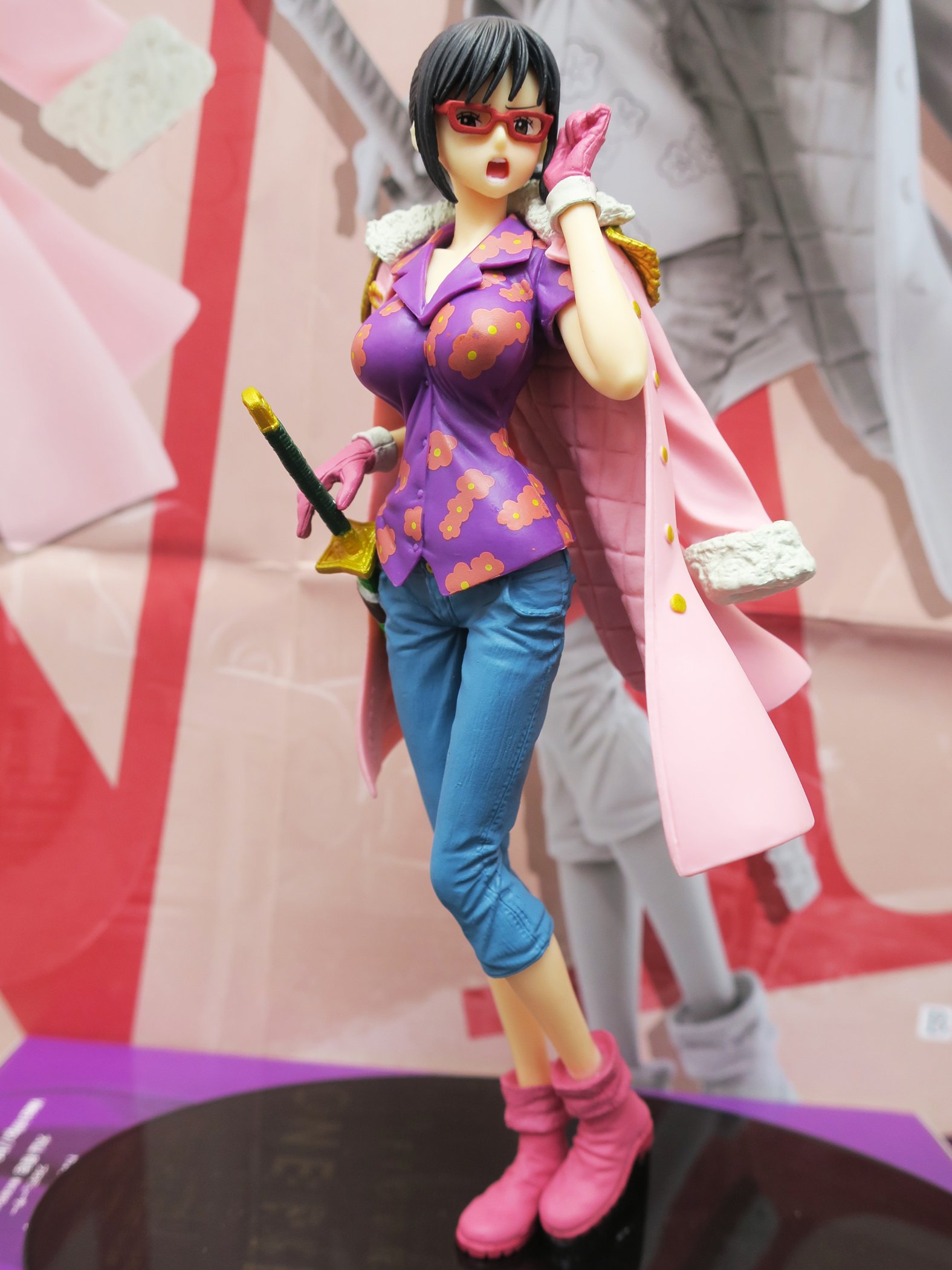 Tashigi ของแท้ JP แมวทอง - Scultures Banpresto [โมเดลวันพีช]