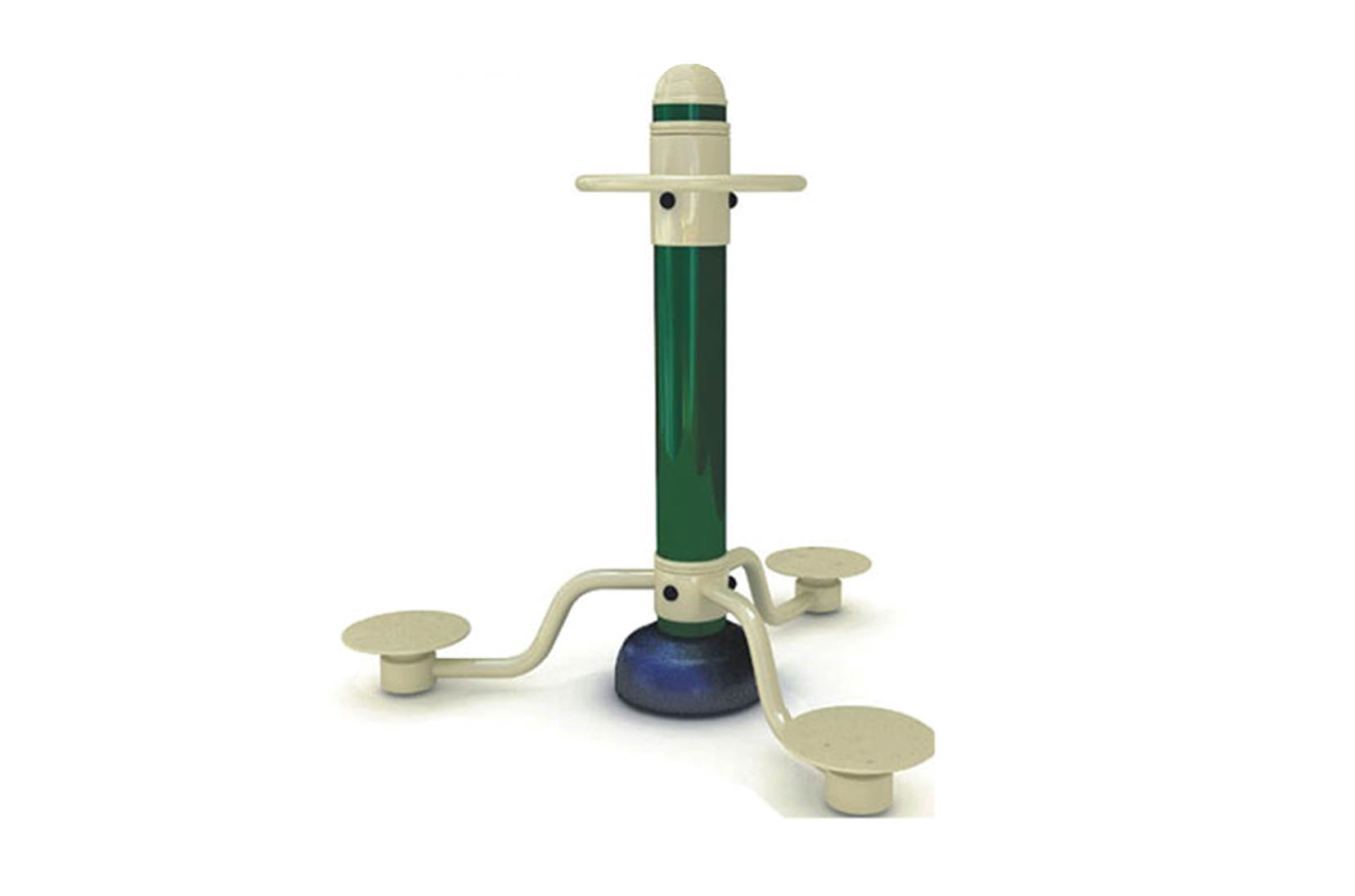 เครื่องออกกำลังกาย กลางแจ้ง ชุดบริหารเอว 3ที่ ลานกีฬา อเนกประสงค์ สนามกีฬา พร้อมส่ง ขนาด 150 x 150 x 125 ซม.