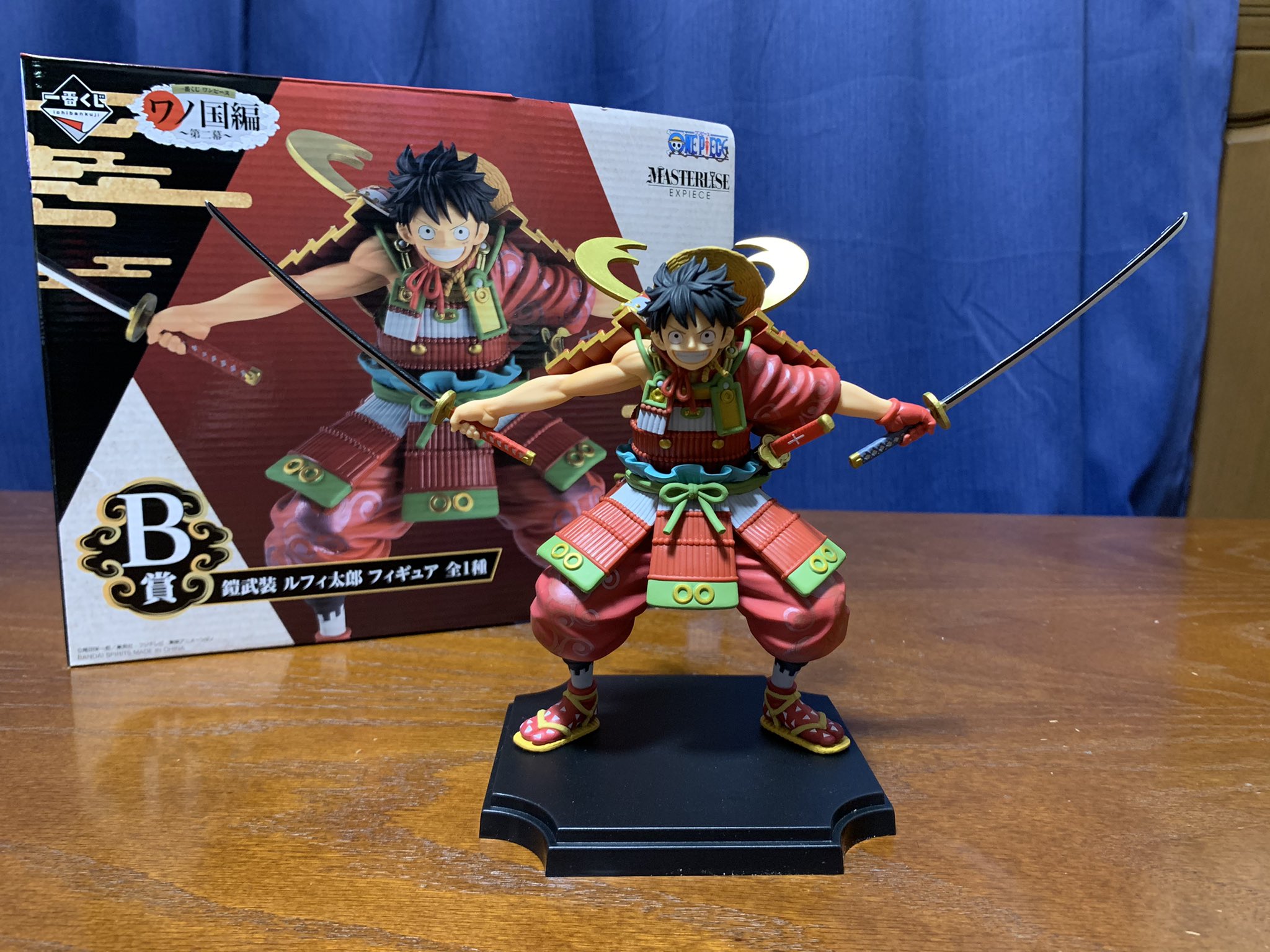 Luffy Wano ของแท้ JP แมวทอง - Ichiban Kuji Banpresto [โมเดลวันพีช]