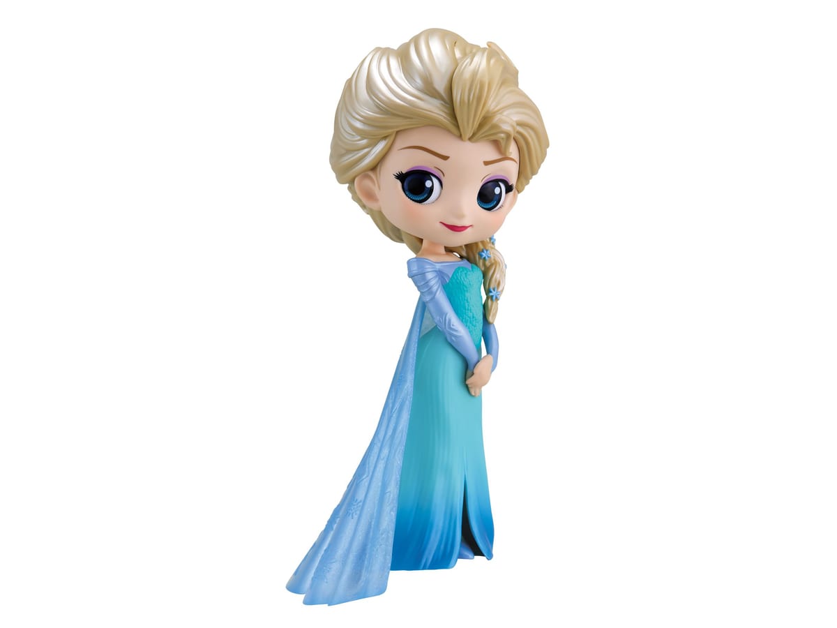 Elsa - Glitter Line ของแท้ JP - Q Posket Banpresto [โมเดล Disney]