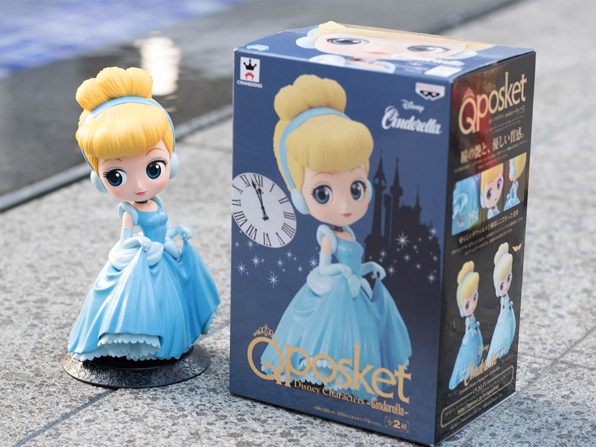 Cinderella - Normal Color ของแท้ JP - Q Posket Banpresto [โมเดล Disney]