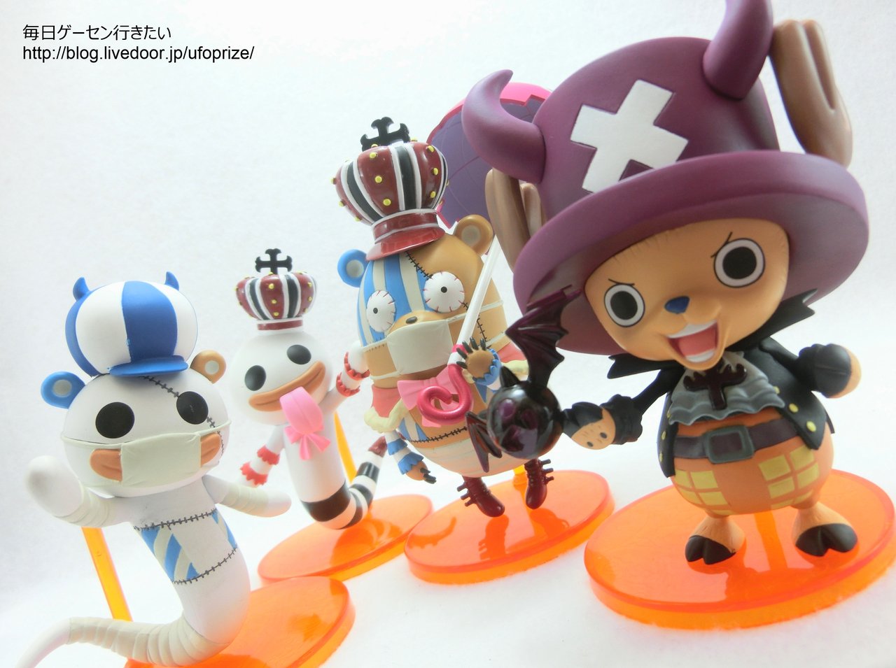Halloween Set ของแท้ JP แมวทอง - Banpresto [โมเดลวันพีช] (4 ตัว)