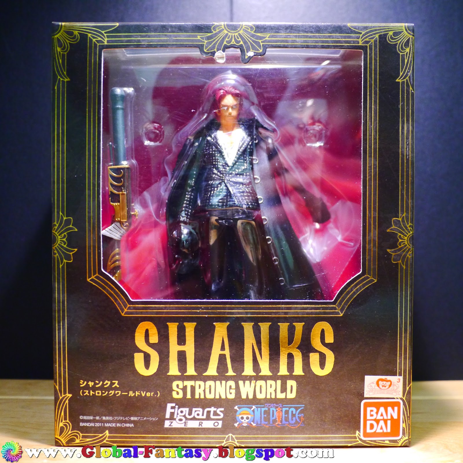 Shanks Strong World ของแท้ JP แมวทอง - Figuarts Zero Bandai [โมเดลวันพีช]