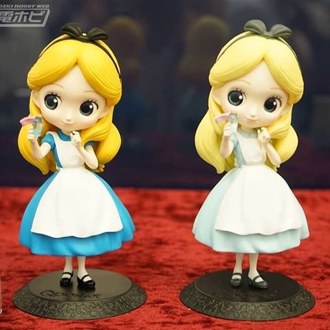 Alice Thinking Time - Pastel Color ของแท้ JP - Q Posket Banpresto [โมเดล Disney]