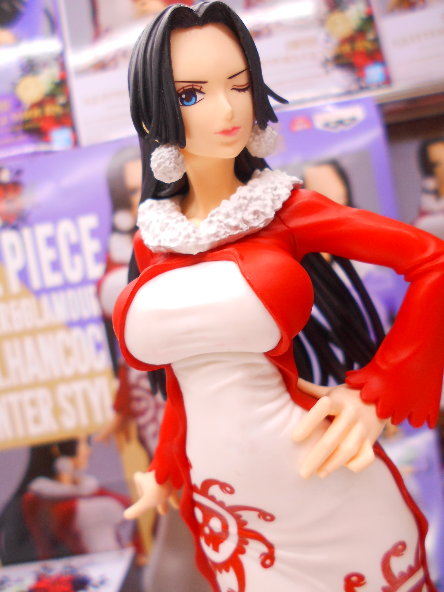 Boa Hancock Winter Style ของแท้ JP แมวทอง - Glitter & Glamours Banpresto [โมเดลวันพีช]