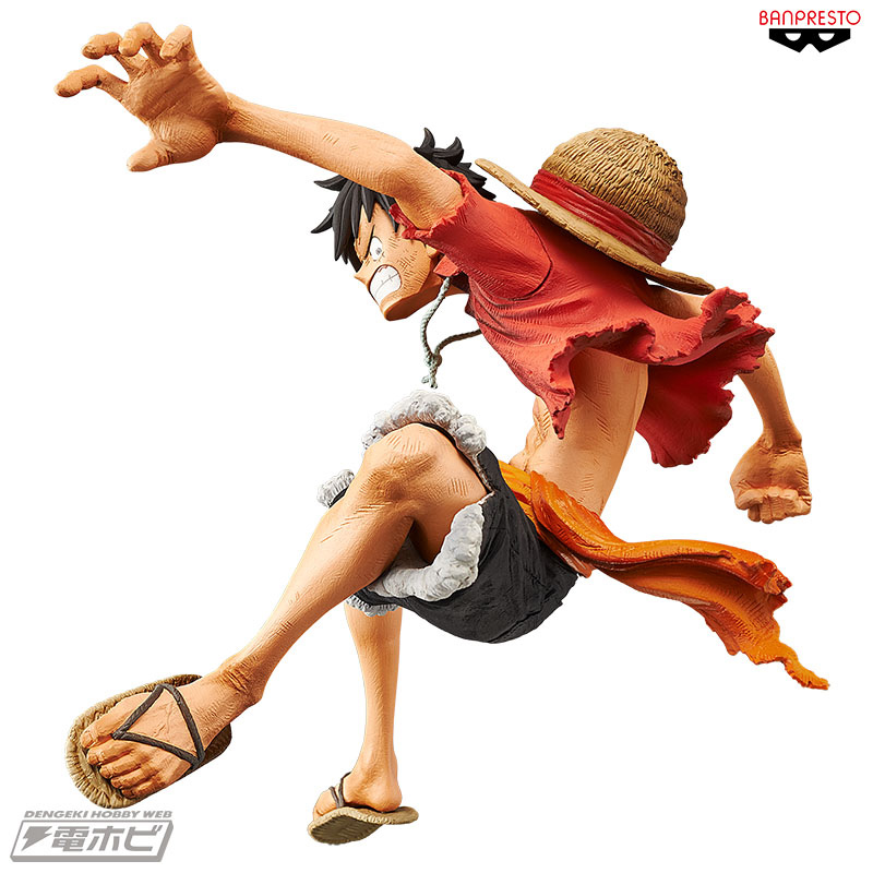Luffy Stampede ของแท้ JP แมวทอง - King of Artist Banpresto [โมเดลวันพีช]