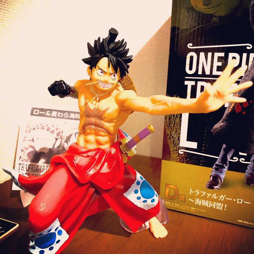 Luffy Wano ของแท้ JP แมวทอง - Ichiban Kuji Banpresto [โมเดลวันพีช]
