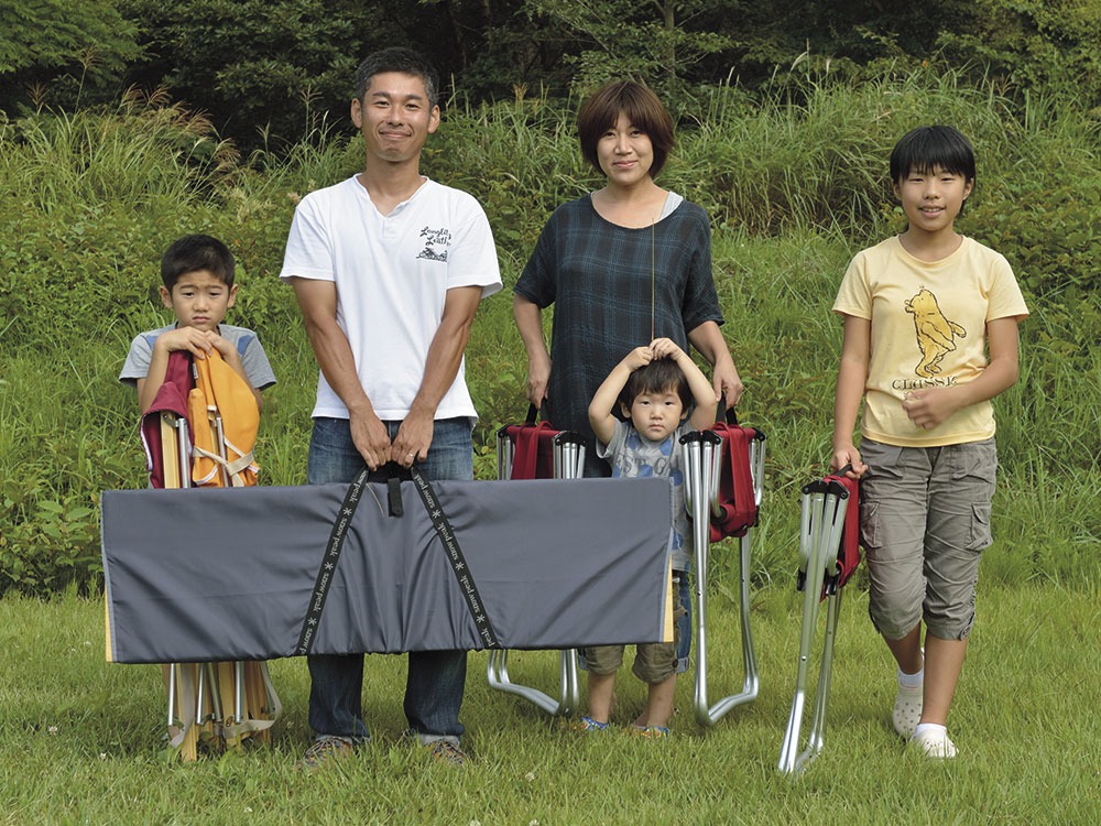 SnowPeak Single Action Table Long, Bamboo Top LV-015TR