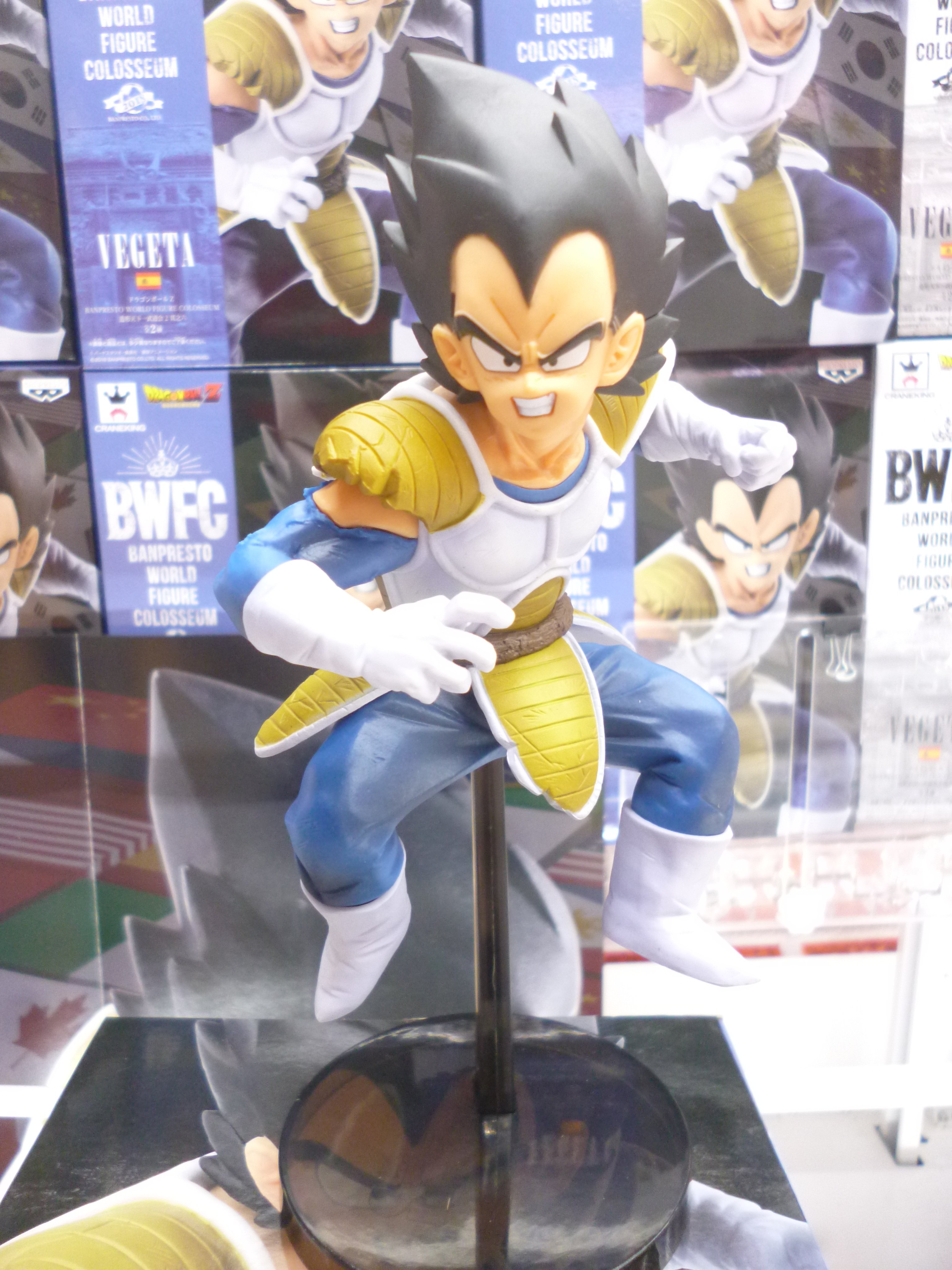Vegeta ของแท้ JP แมวทอง - Banpresto World Figure Colosseum [โมเดลดราก้อนบอล]