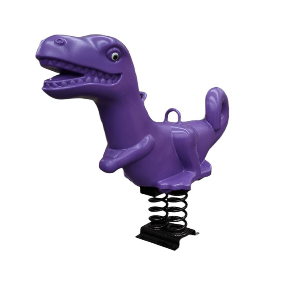 โยกเยกสปริงทีเร็กซ์, โยกเยกไดโน,สปริง,เครื่องเล่นสนาม,สนามเด็กเล่น,สวนสาธารณะ, สินค้าพร้อมส่ง ขนาด 45x160x110 ซม.