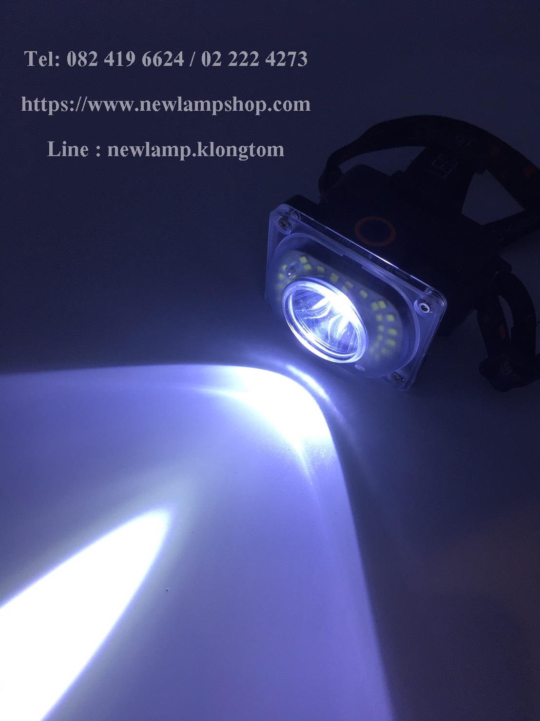 ไฟฉายคาดหัว/ไฟฉายส่องกบ LED LL-6651
