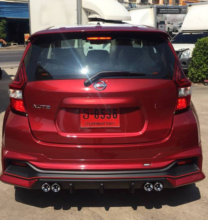 9DEN-IDEO SPEED VS NISSAN NOTE 2017-ON [ออกแบบมาสำหรับคนร๊ากโน๊ตกับดีไซด์ท่อแฝด4ท่อแยกซ้ายชวา]