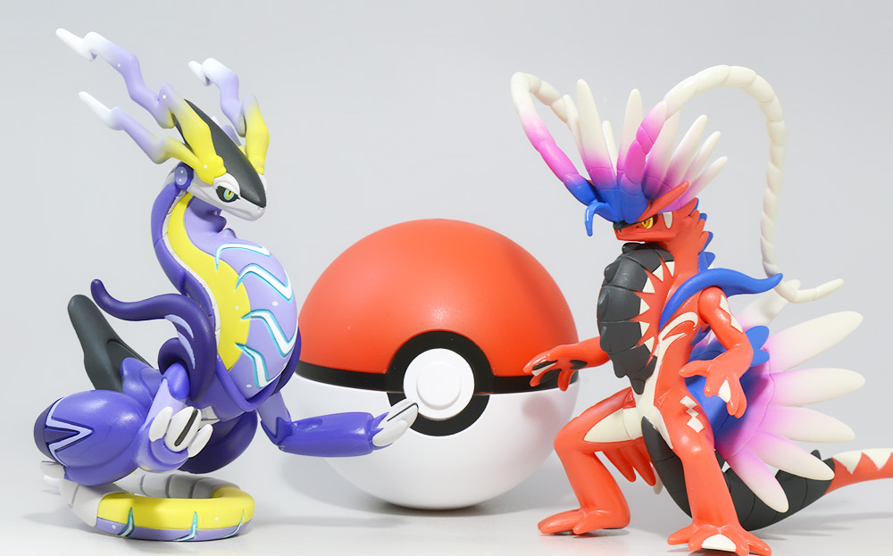 Miraidon ของแท้ JP - Monster Collection Takara Tomy [โมเดลโปเกมอน]