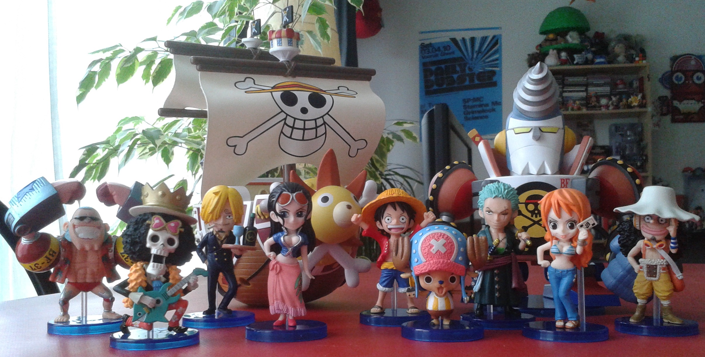 Straw Hat Pirates New World Set ของแท้ JP แมวทอง - WCF Banpresto [โมเดลวันพีช] (9 ตัว)