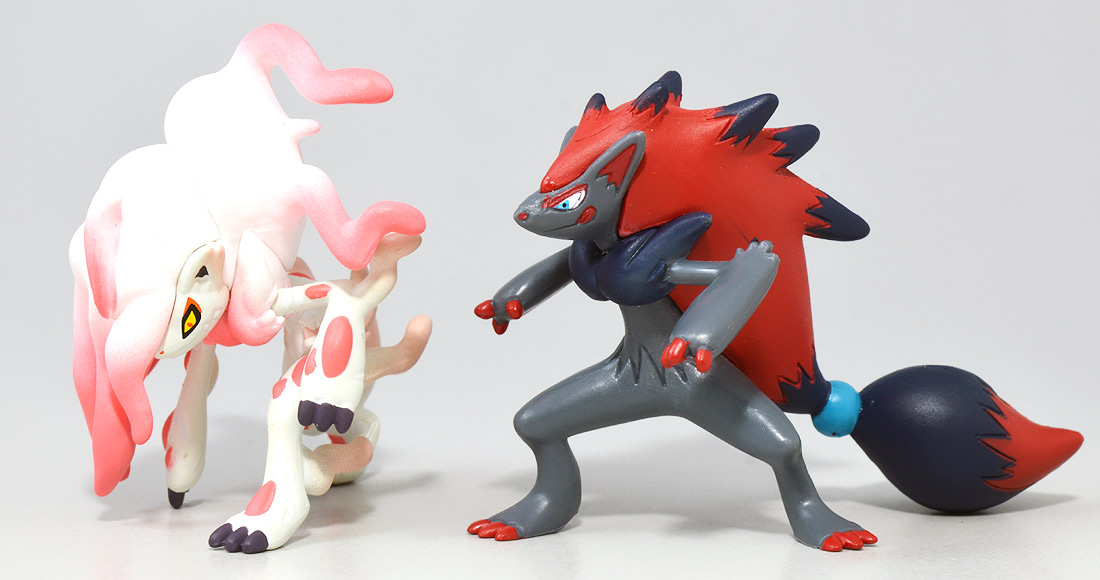 Zoroark Hisui ของแท้ JP - Monster Collection Takara Tomy [โมเดลโปเกมอน]