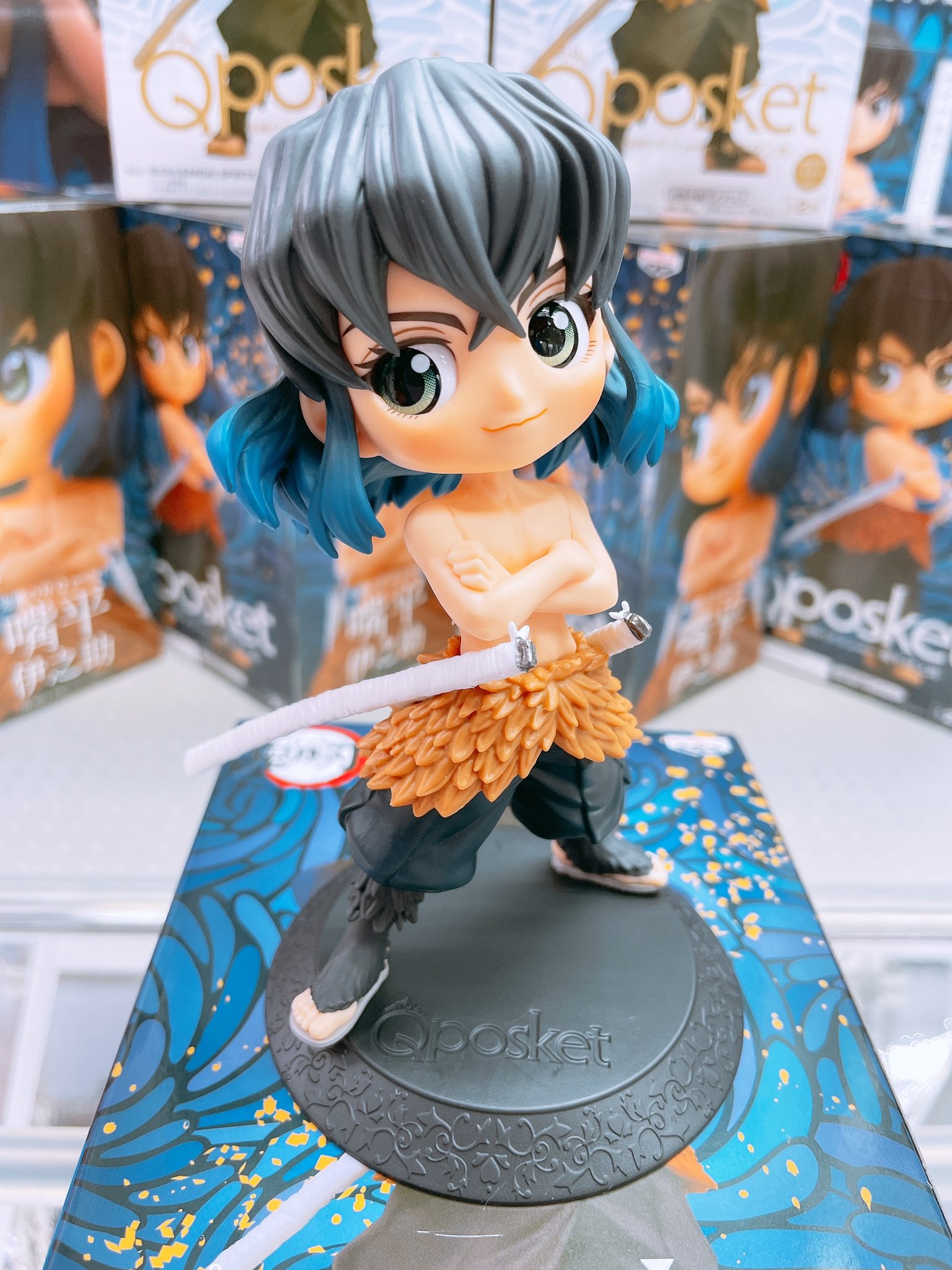 Inosuke ของแท้ JP - Q Posket Banpresto [โมเดล Demon Slayer]