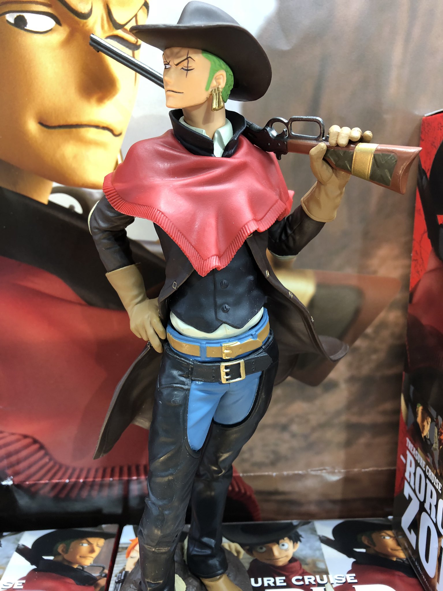 Zoro ของแท้ JP แมวทอง - Treasure Cruise World Journey Banpresto [โมเดลวันพีช]