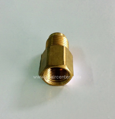 ฮาฟ ยูเนี่ยนทองเหลือง ตัวเมีย เกลียวลด