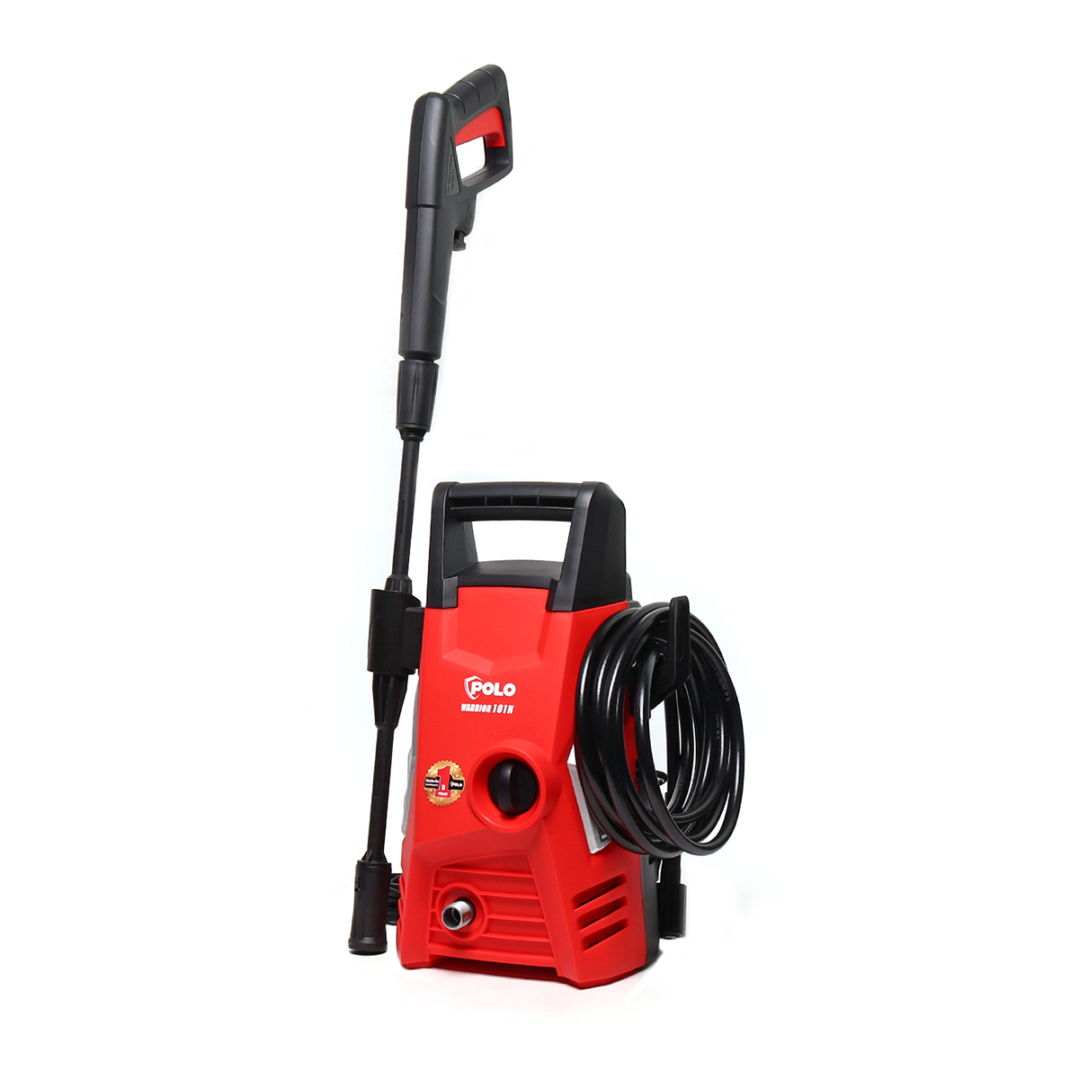 100 บาร์ เครื่องฉีดน้ำแรงดันสูง "POLO" #WARRIOR101N 1400W. 220V. High pressure cleaner