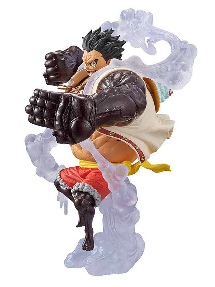 Luffy Gear 4 ของแท้ JP แมวทอง - King of Artist Banpresto [โมเดลวันพีช]