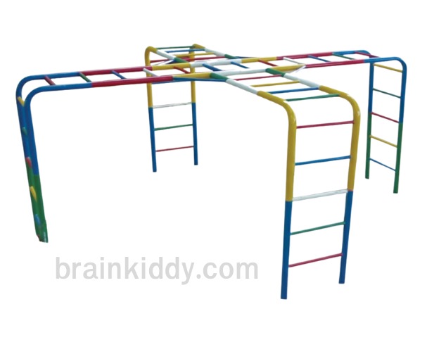 บาร์ไต่, เครื่องเล่นสนามกลางแจ้ง , เครื่องเล่นสนามแบบเหล็ก,ชิงช้า,สไลเดอร์,โยกเยกเหล็ก, ม้าหมุน, OutdoorPlayground, ราคาโรงงาน ขนาด 150x250x170 ซม.