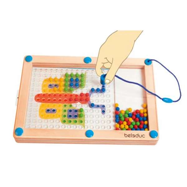 ชุดสร้างภาพดวยแม่งเหล็กแสนสนุก สื่อการสอนอนุบาล,ปฐมวัย,ของเล่นเสริมพัฒนาการ, ของเล่นเสริมทักษะ