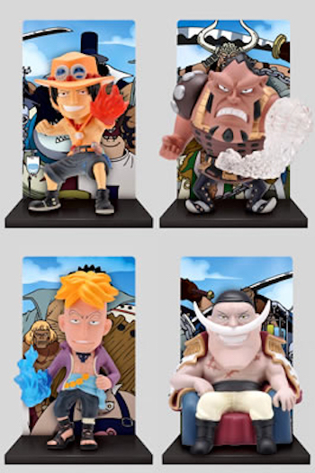 The Legend of Edward Newgate Set ของแท้ JP แมวทอง - WCF Ichiban Kuji Banpresto [โมเดลวันพีช] (4 ตัว)