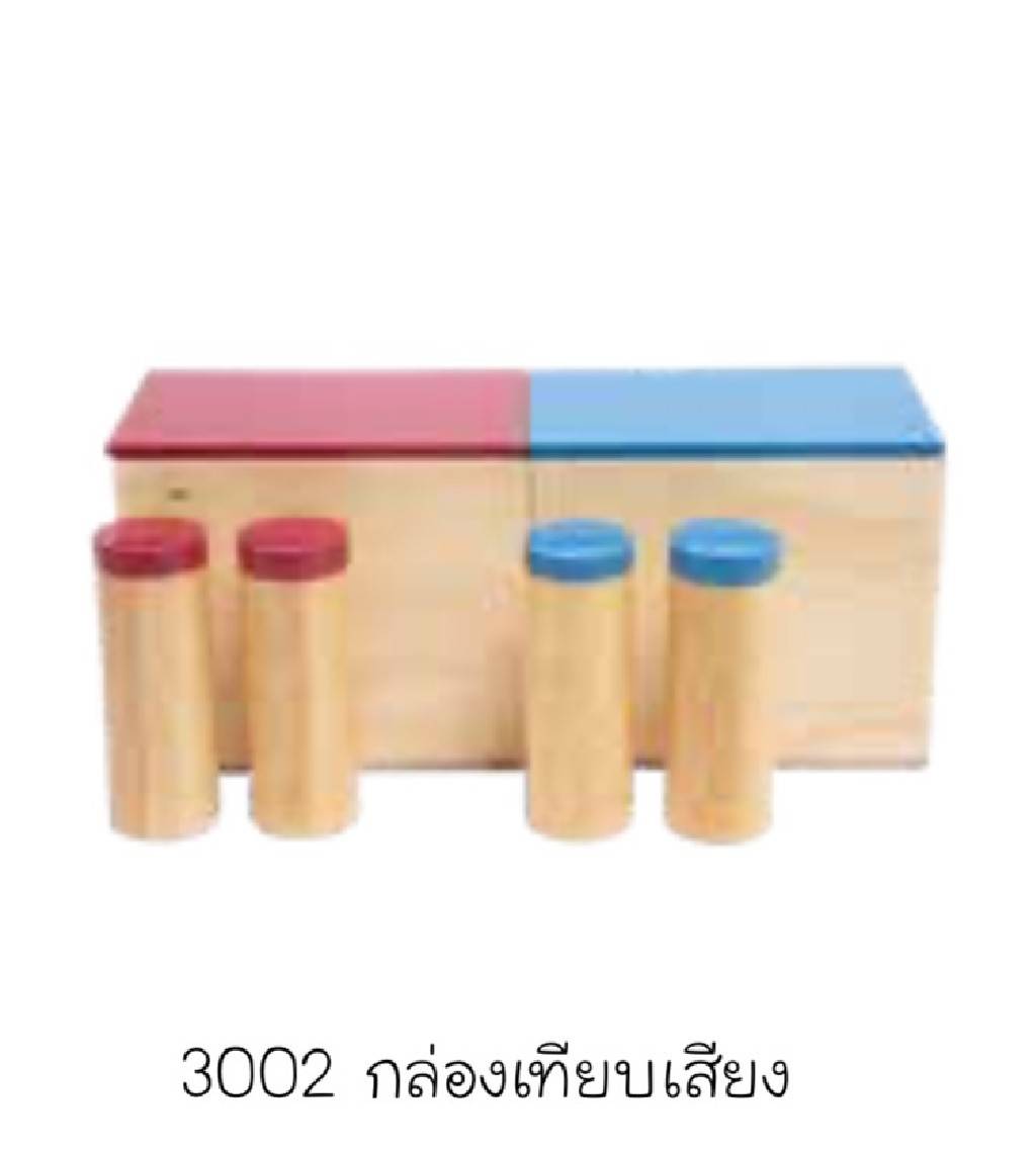 กล่องเทียบเสียง, กล่องเสียงมอนเตสซอรี, ฝึกประสาทสัมผัสด้านการได้ยิน ของเล่น สื่อการสอนพร้อมส่ง