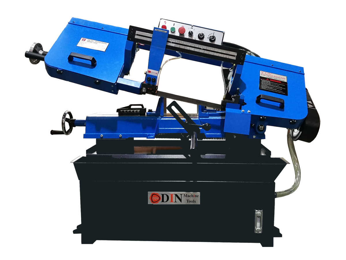 เครื่องเลื่อยสายพาน "DIN" ตัดสูงสุด 9" 380V. BANDSAW CUTTING 9"