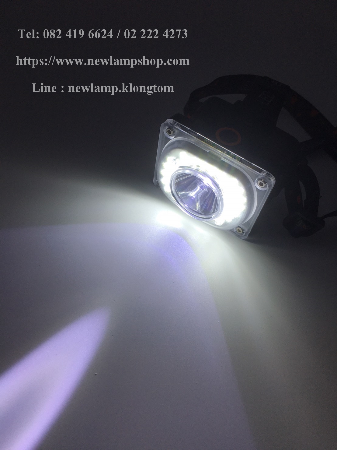 ไฟฉายคาดหัว/ไฟฉายส่องกบ LED LL-6651