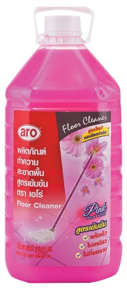 น้ำยาถูพื้น [ARO] 5.2ลิตร สูตรเข้มข้นสีชมพู