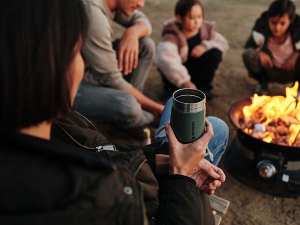 Go Wine Tumbler 10Oz Hammertone Green