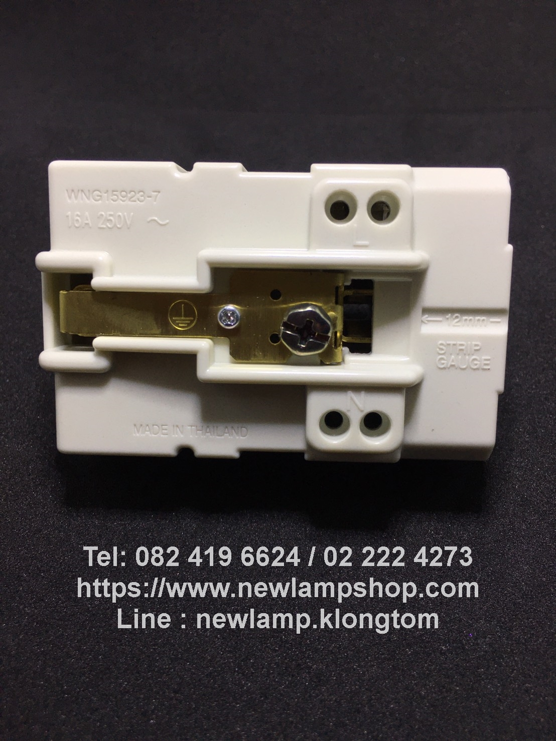 ปลั๊กคู่มีกราว Panasonic 12A 230V