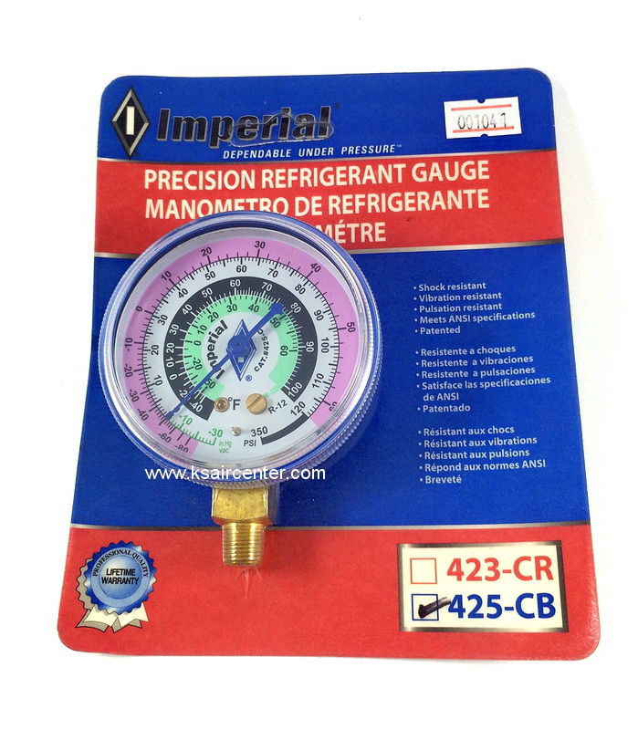 หัวเกจชาร์จนํ้ายา IMPERIAL 425-CB สีน้ำเงิน (รหัสสินค้า 001041)