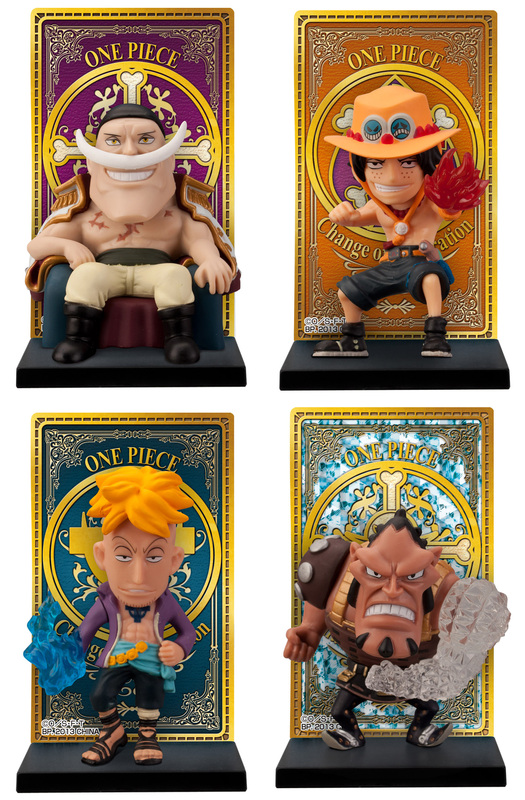 Whitebeard Pirates Set ของแท้ JP แมวทอง - WCF Ichiban Kuji Banpresto [โมเดลวันพีช] (4 ตัว)