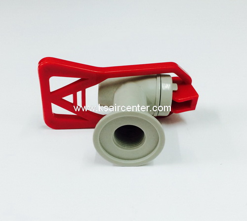 ก๊อกเกลียวใน นํ้าร้อน สีแดง SP (รหัสสินค้า 003008)