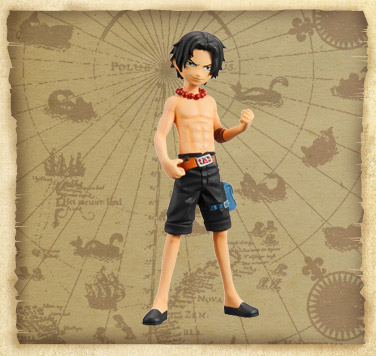 Ace ของแท้ JP แมวทอง - Half Age Characters Bandai [โมเดลวันพีช]
