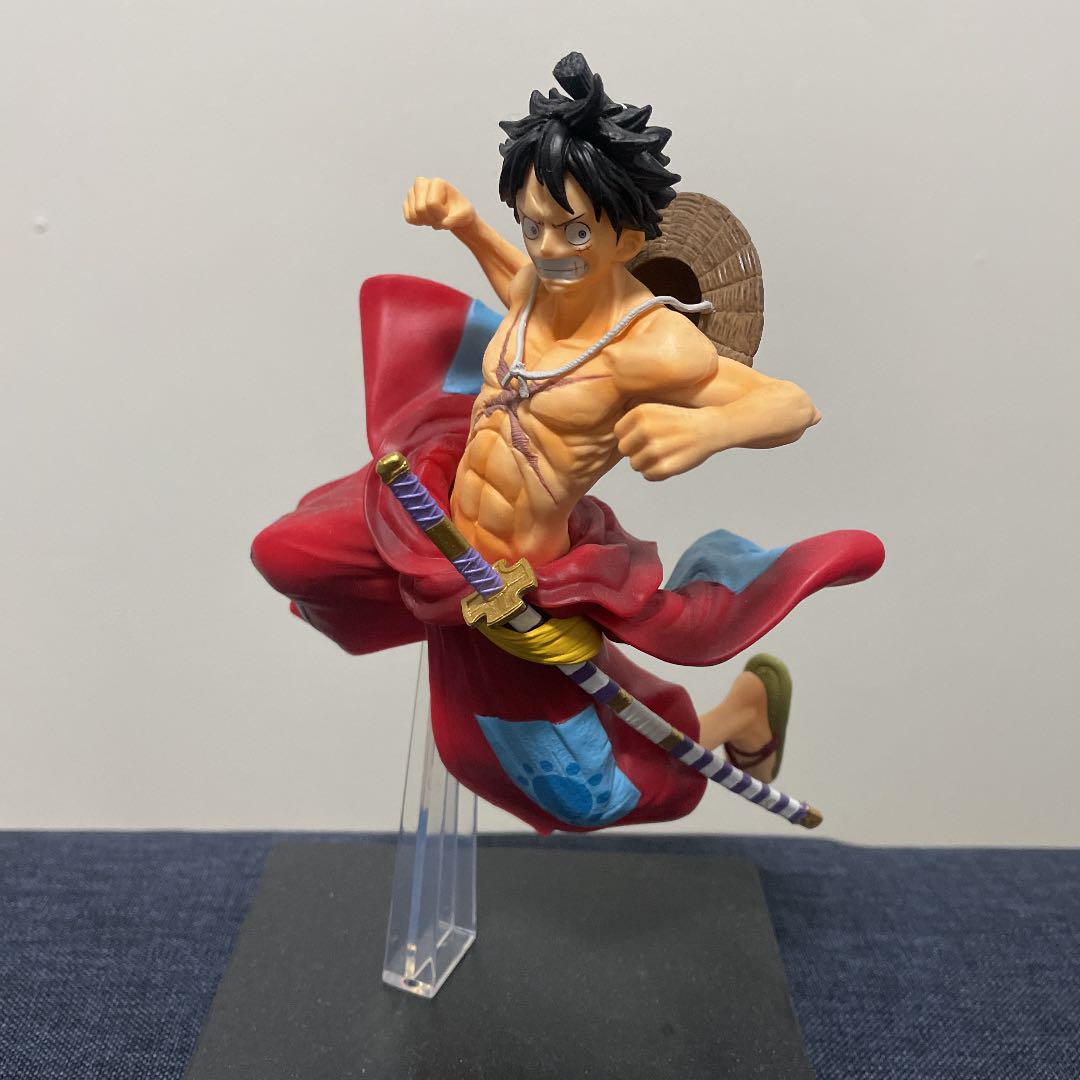 Luffy Wano ของแท้ JP แมวทอง - Ichiban Kuji Banpresto [โมเดลวันพีช]