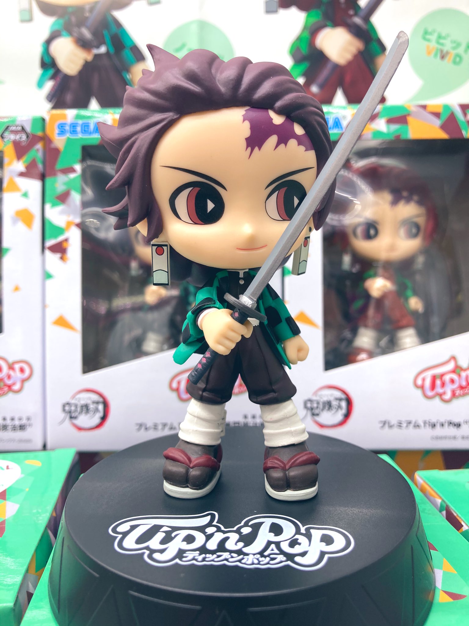 Tanjiro ของแท้ JP - Tip'n'Pop Sega [โมเดล Demon Slayer]