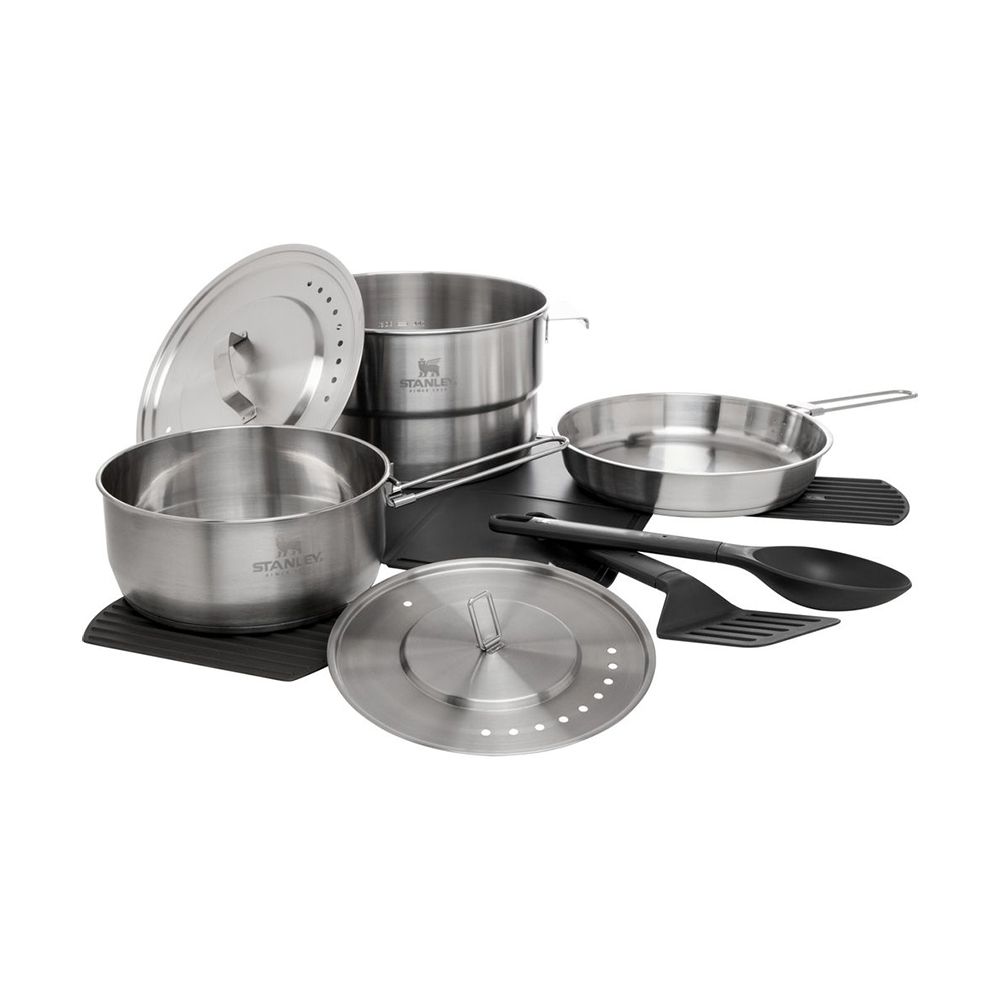 Adventure Pro Camp Cook Set Stainless Steel