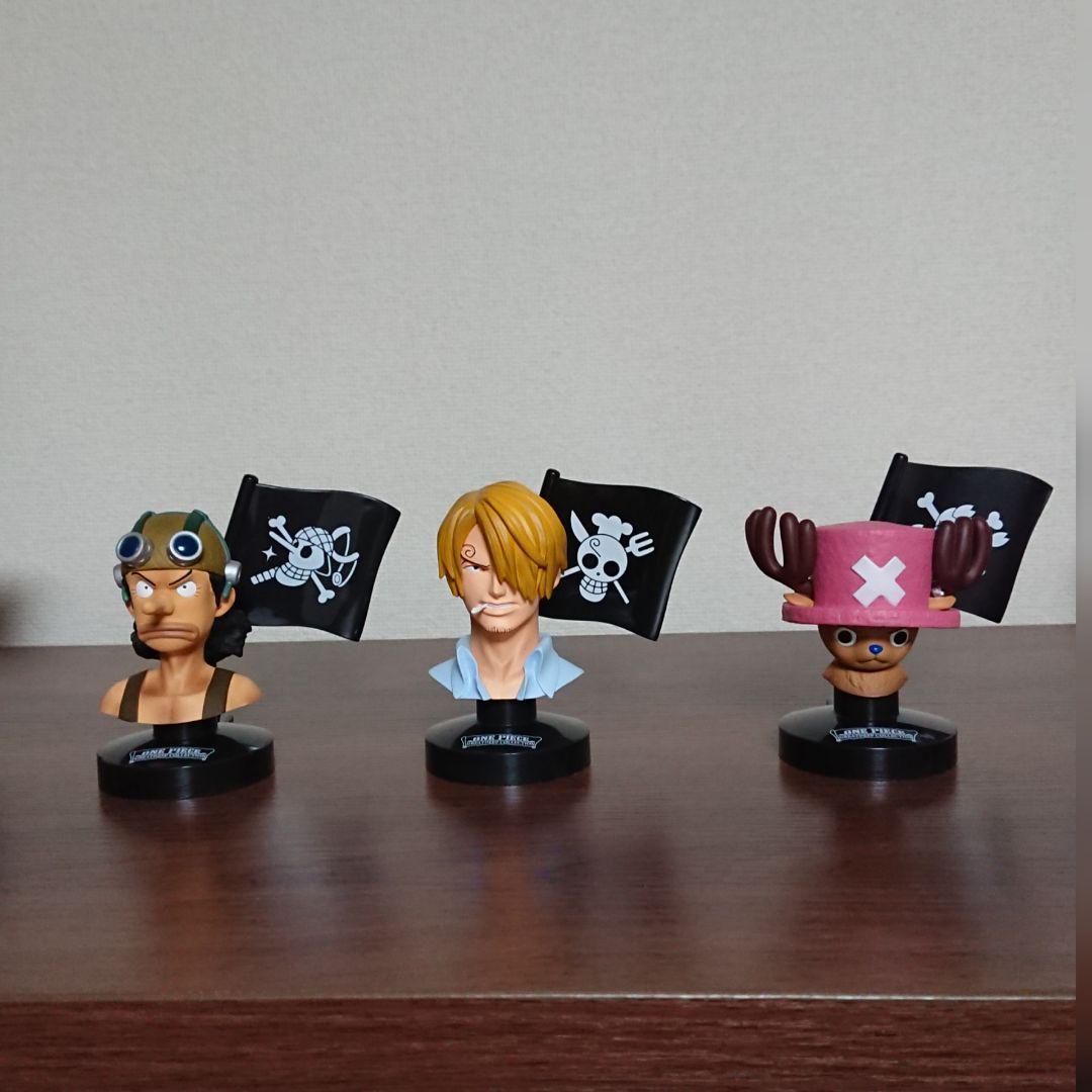 Straw Hat Pirates Set ของแท้ JP แมวทอง - Greatdeep Collection Bandai [โมเดลวันพีช] (9 ตัว)